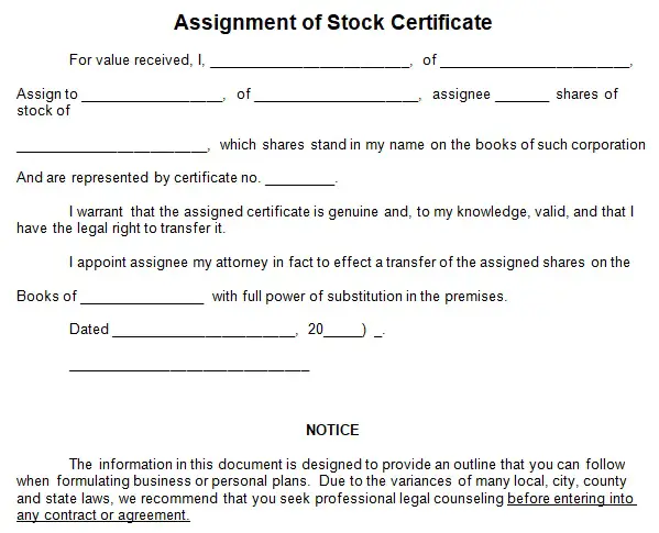 19 Free Stock Certificate Templates (Word, PDF) ᐅ TemplateLab