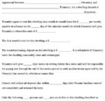 10 best free room rental agreement templates word pdf