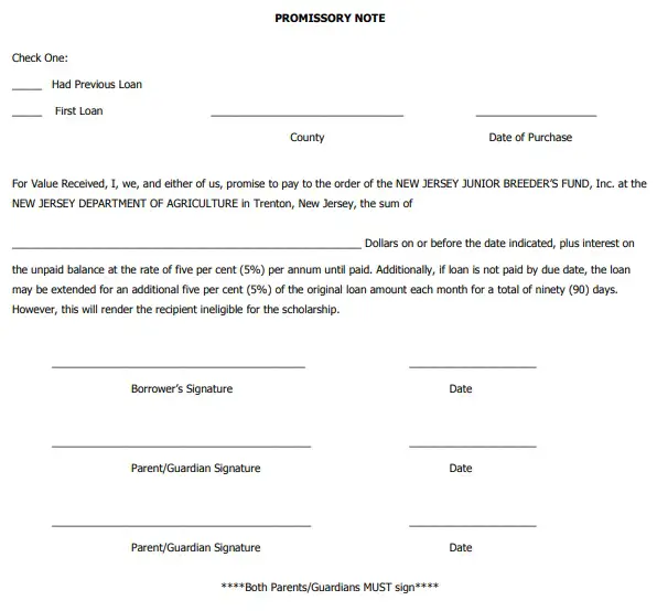 Promissory Note Release Template