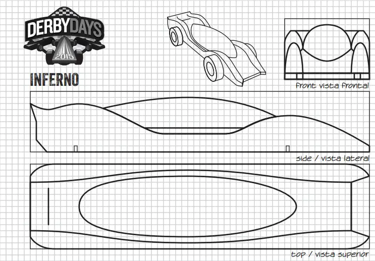 Free Pinewood Derby Car Design Templates [Word, PDF] - BestCollections