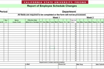 24+ Free Employee Schedule Templates (Excel / Word) - Best Collections