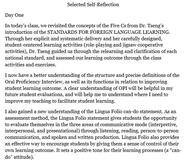 Self Reflection Essay - 10+ Examples, Format, Pdf