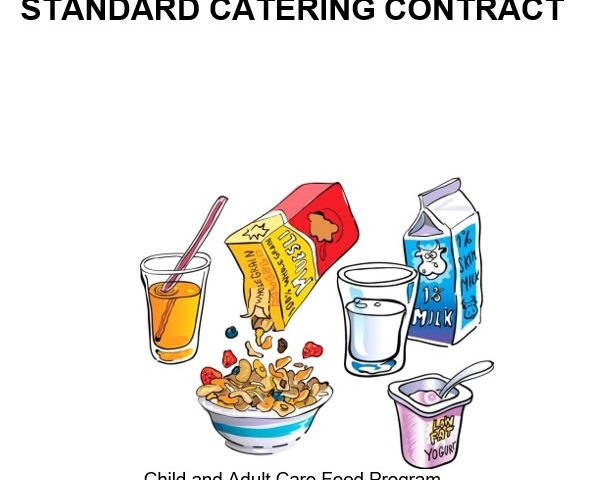standard catering contract template