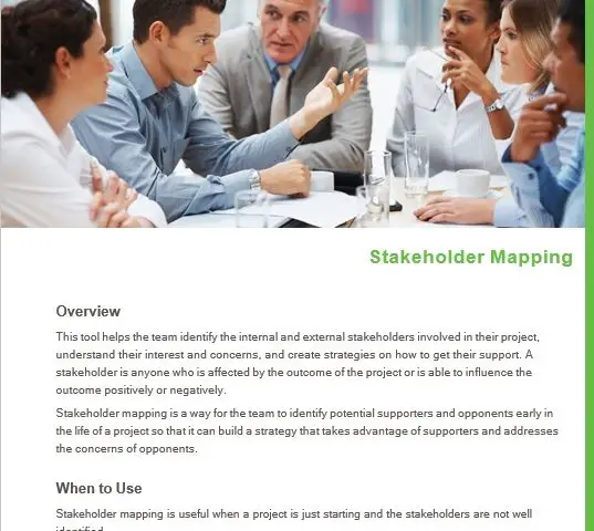 free stakeholder mapping template