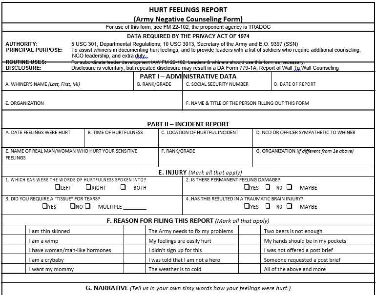 20 Free Fillable Army Counseling Forms DA 4856 (Word / Excel) - Best ...