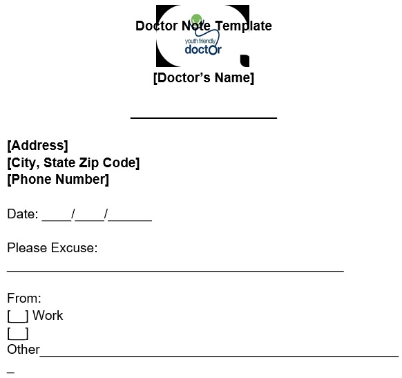 Printable Urgent Care Doctors Note Templates (Real & Fake) - Best ...