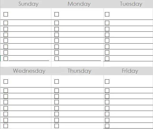 30+ Free Editable Daily Checklist Templates (Excel / Word / PDF) - Best ...