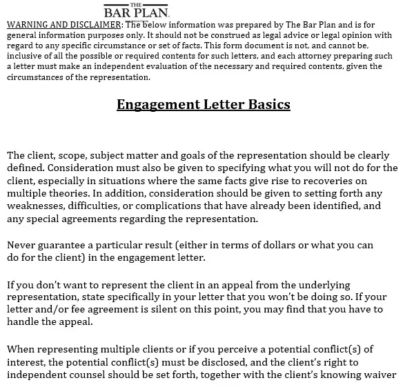 Free Editable Engagement Letter Templates (Word) - Best Collections