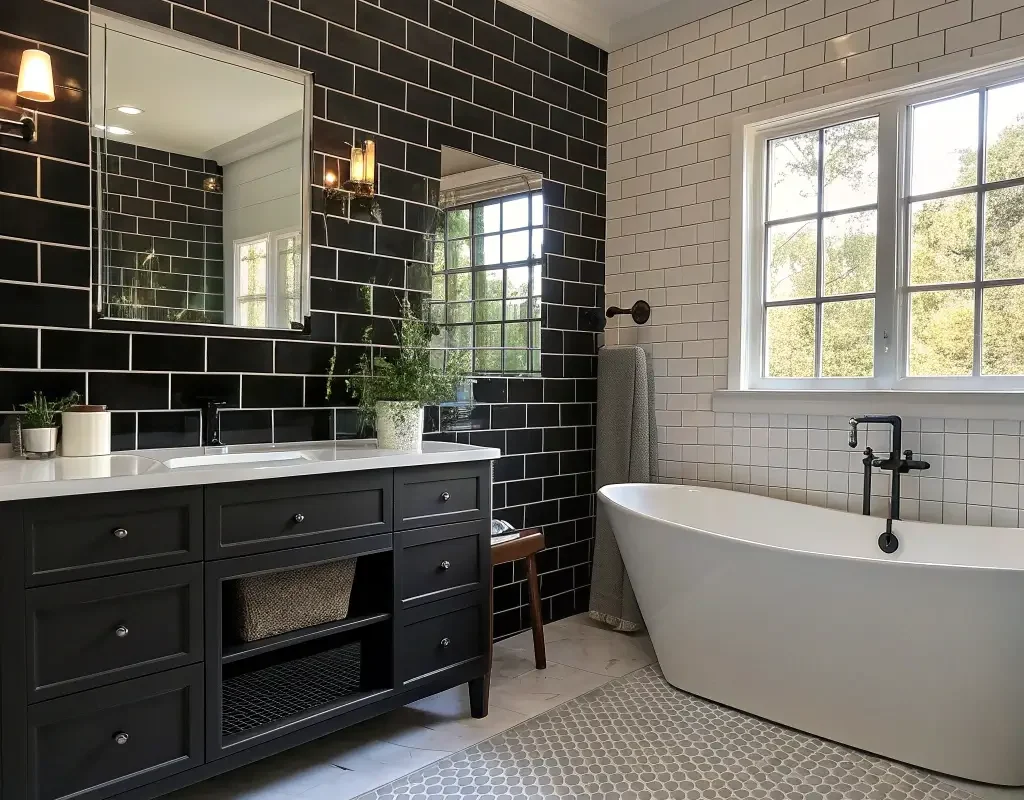 Black Subway Tiles