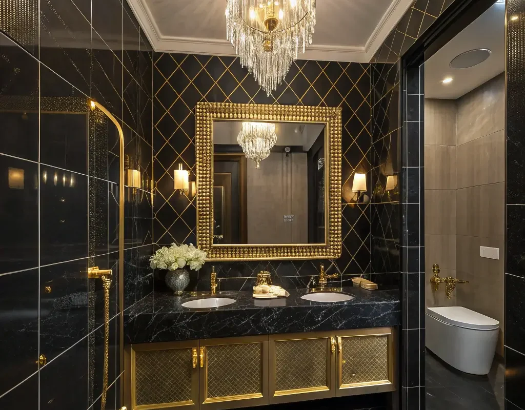 Black and Gold Glam