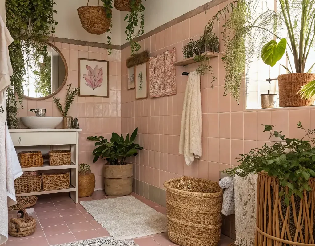 Boho Blush Tile Sanctuary