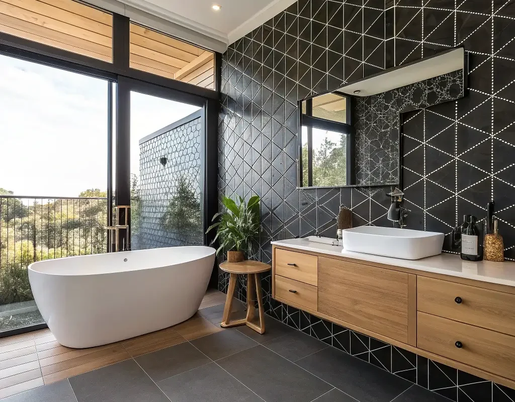 Geometric Black Patterns