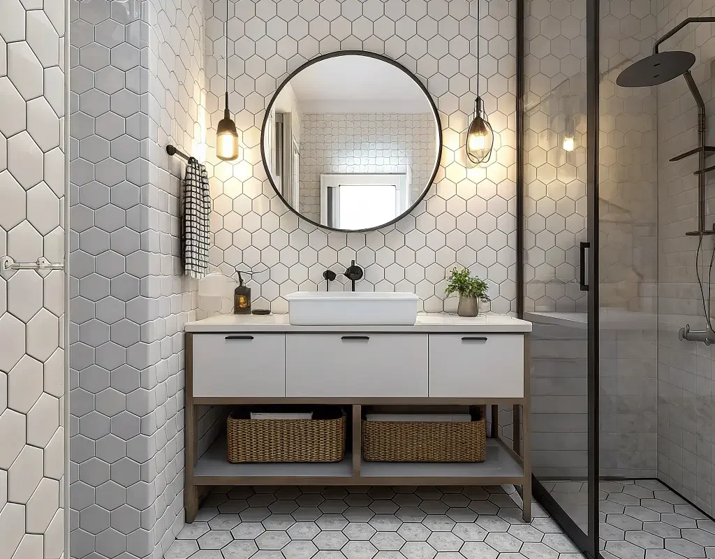 Hexagon Pattern Walls