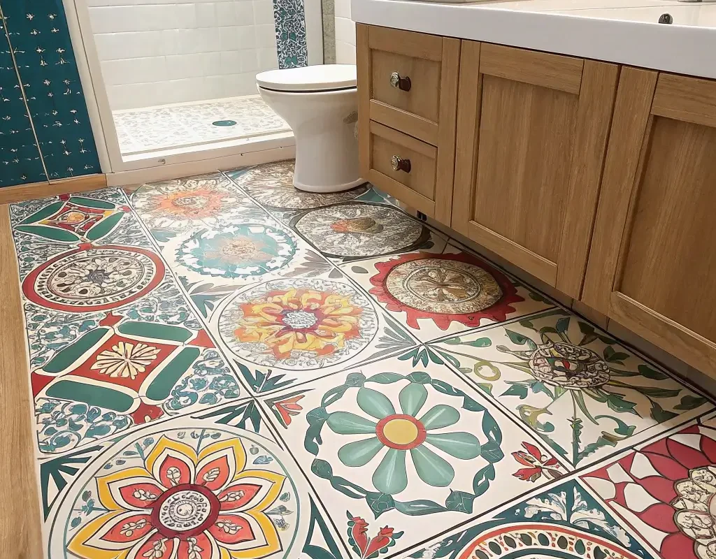 Moroccan Inspired Floor Tiles