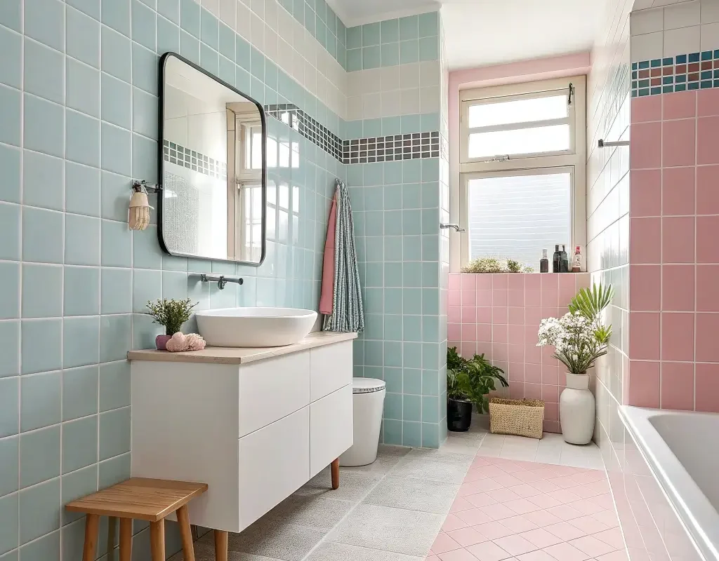 Pastel Color Pop Tiles