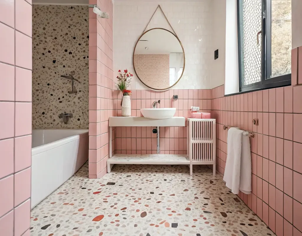 Pink Terrazzo Dream Bathroom