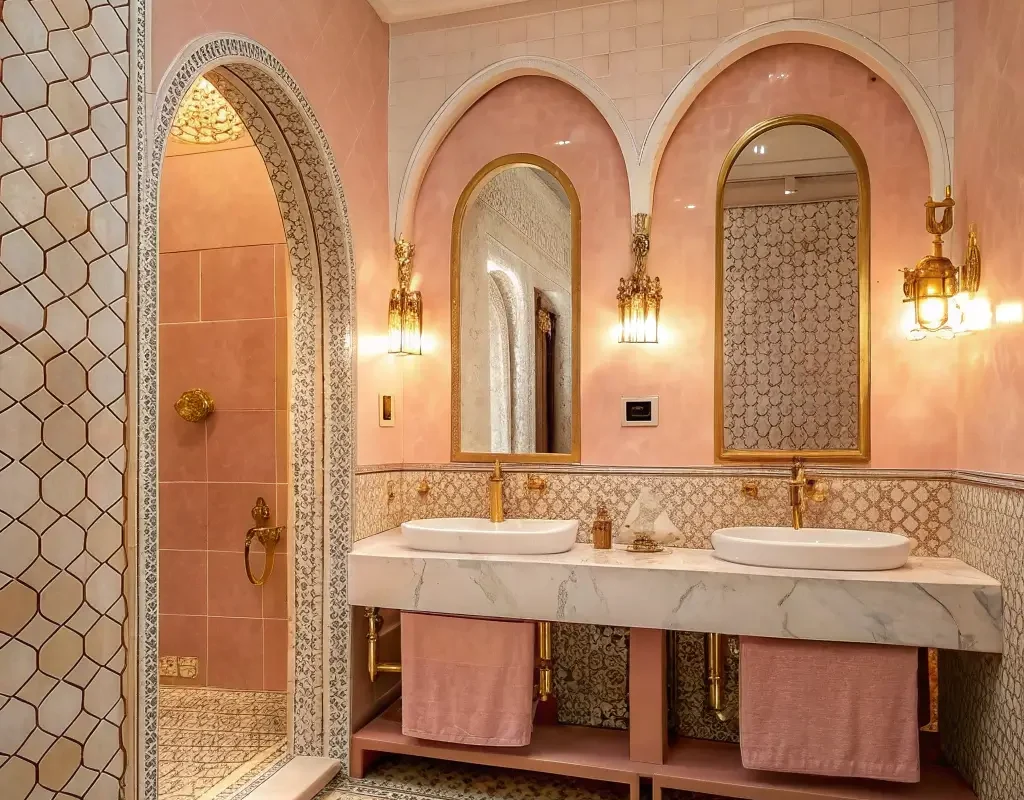 Soft Blush Moroccan Glam