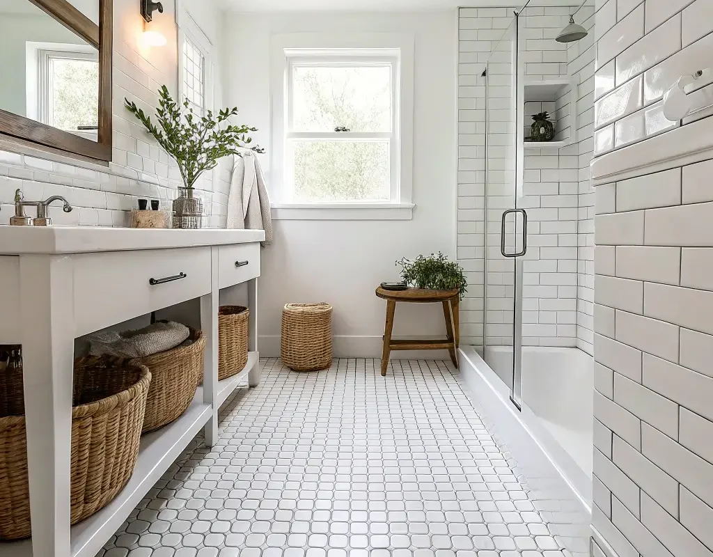 Subway Tile Patterns on Floor