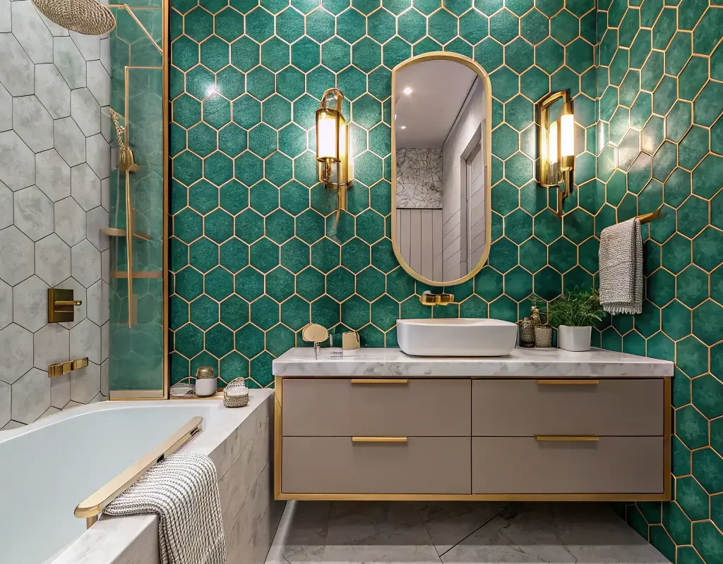 Teal Elegance Touch