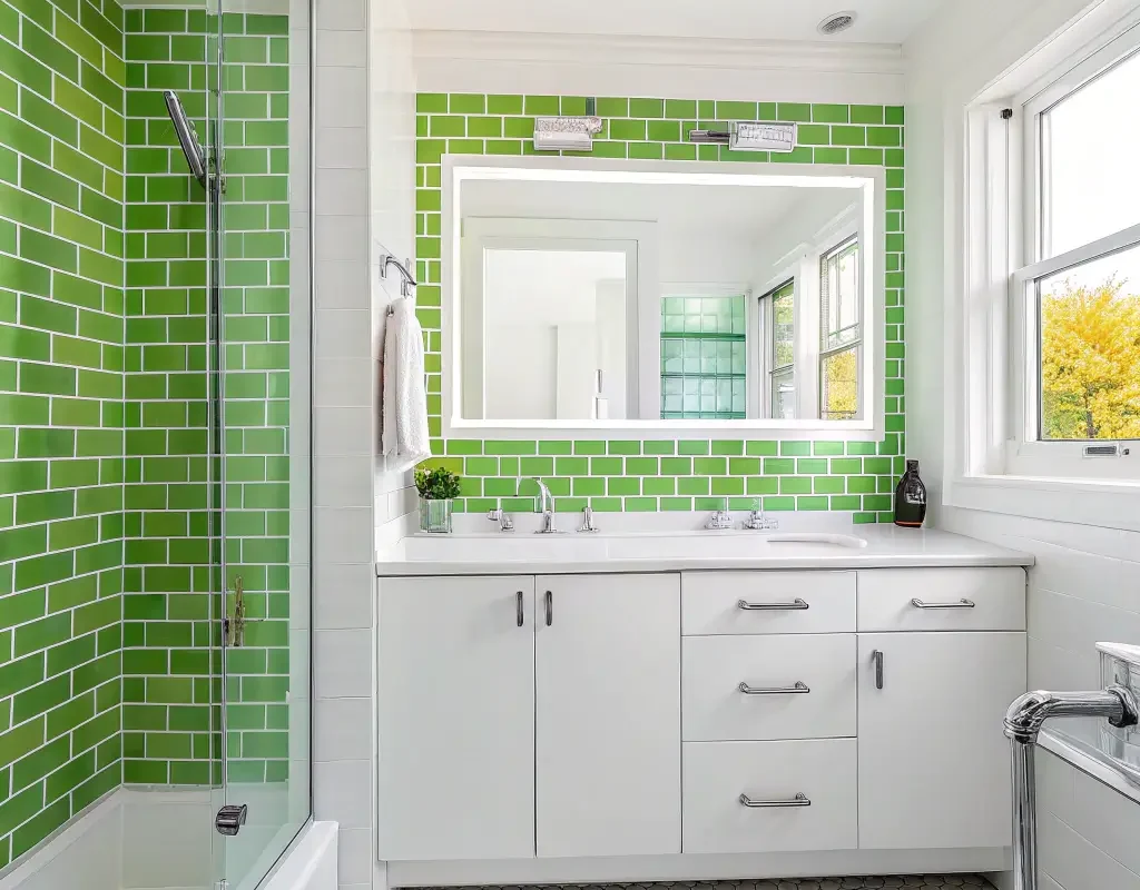 Vibrant Green Accents