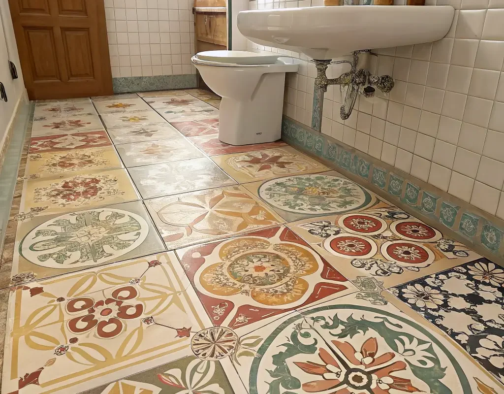 Vintage Ceramic Floor Tiles