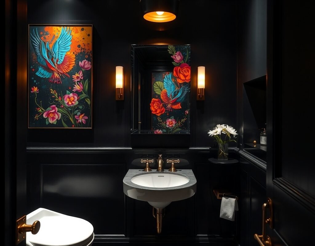 art with bright highlights