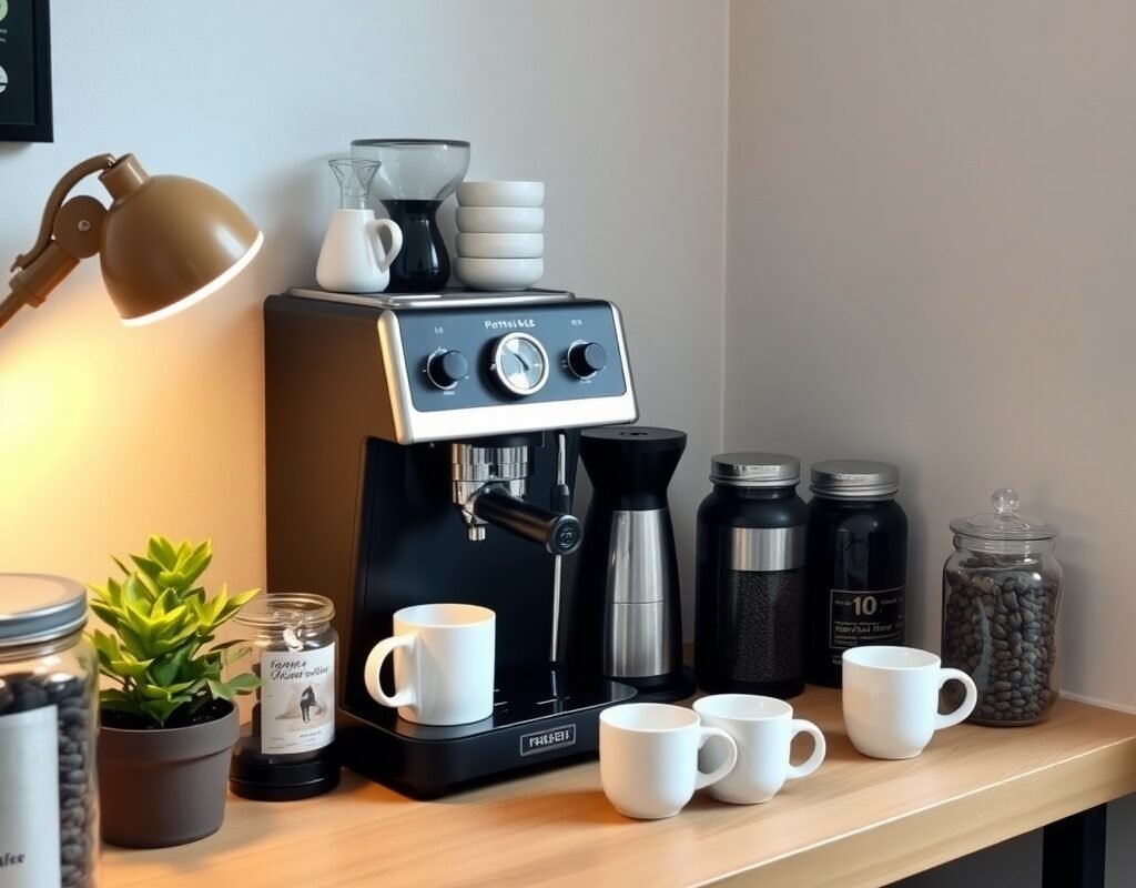 corner coffee station