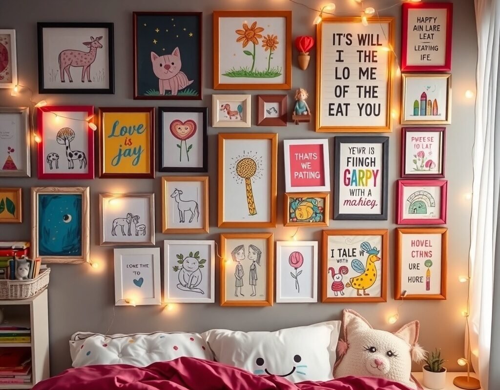 creative art wall