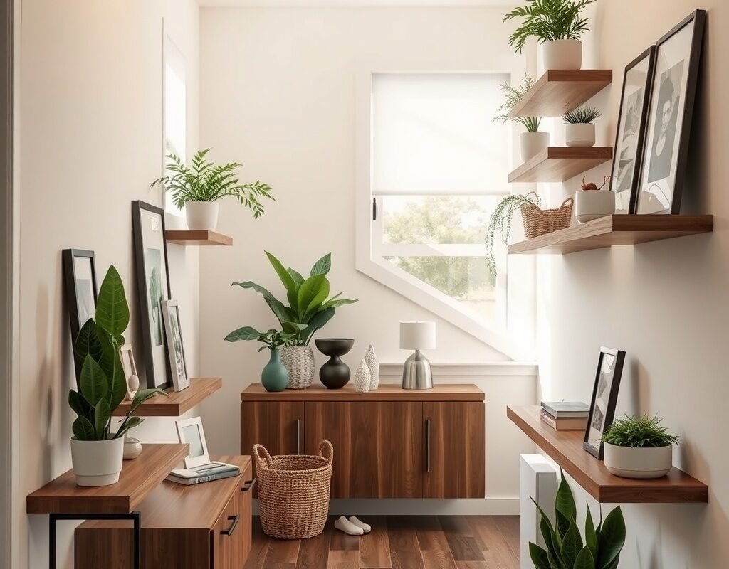 floating shelves