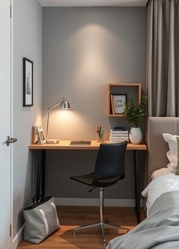 make a small work corner