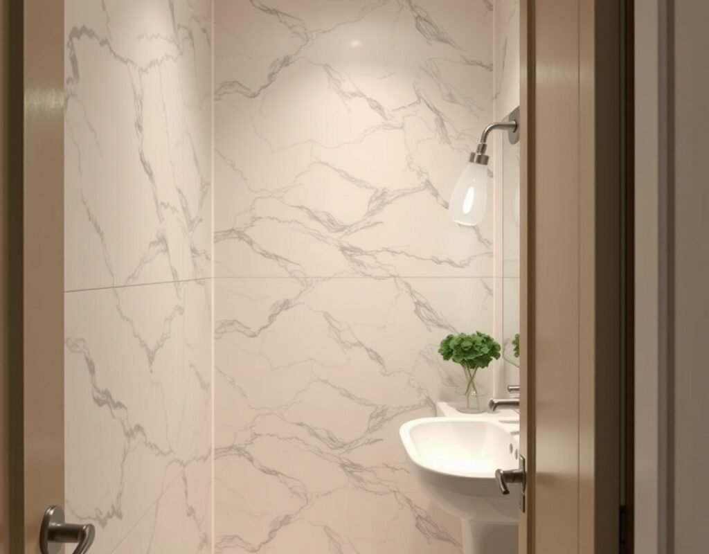 muted marble effect