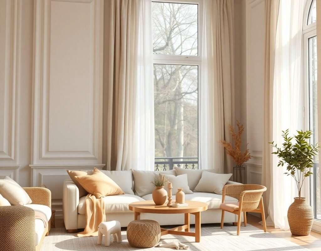 neutral linen look