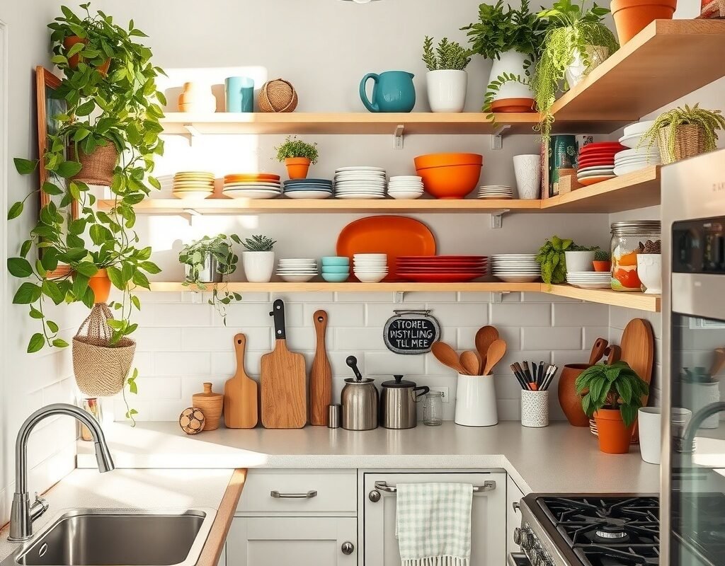 open shelving