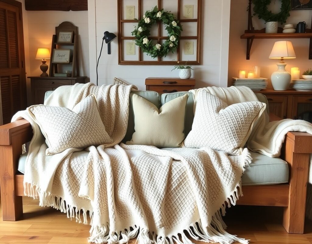 soft throw blankets and pillows