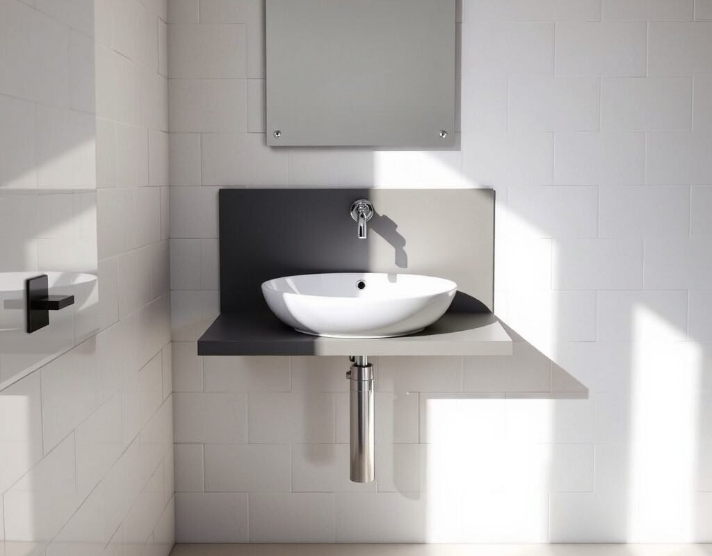 wall mounted floating sink