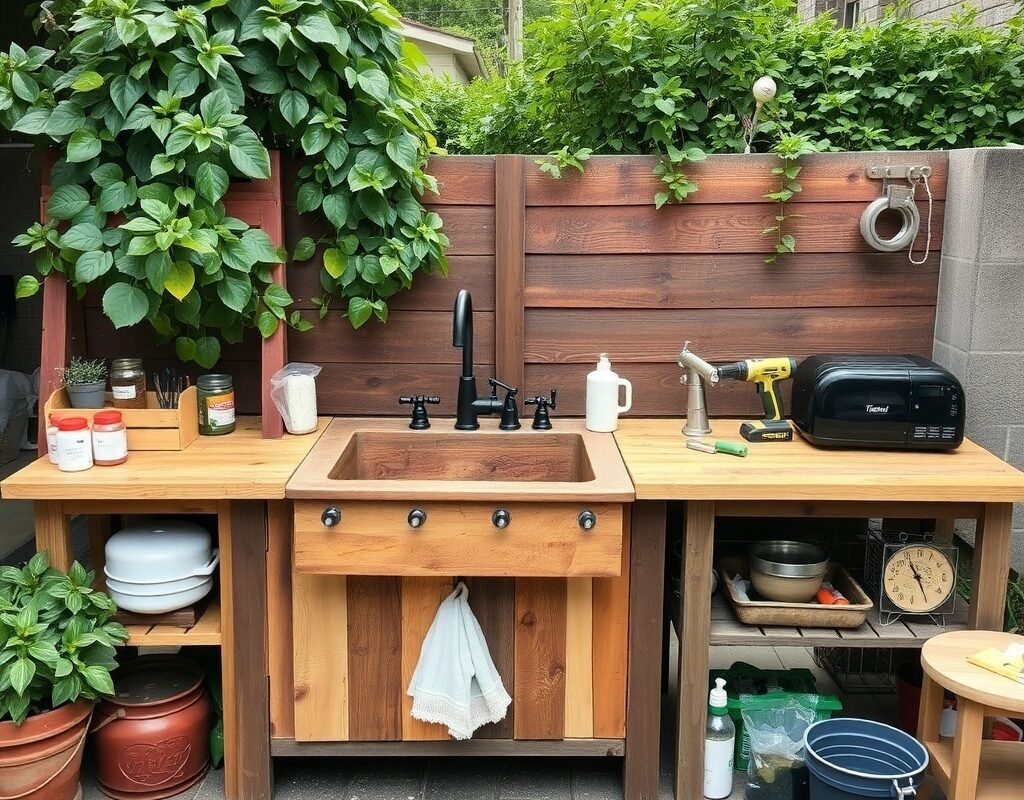 diy sink setup