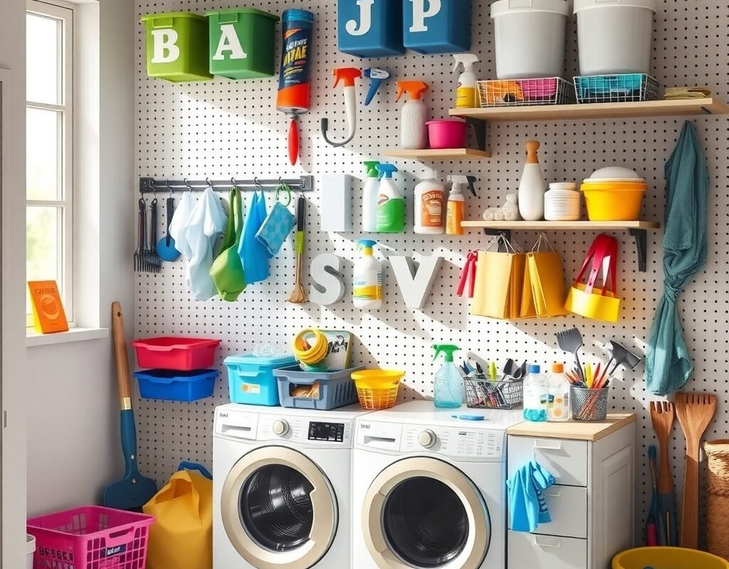 hooks and pegboards