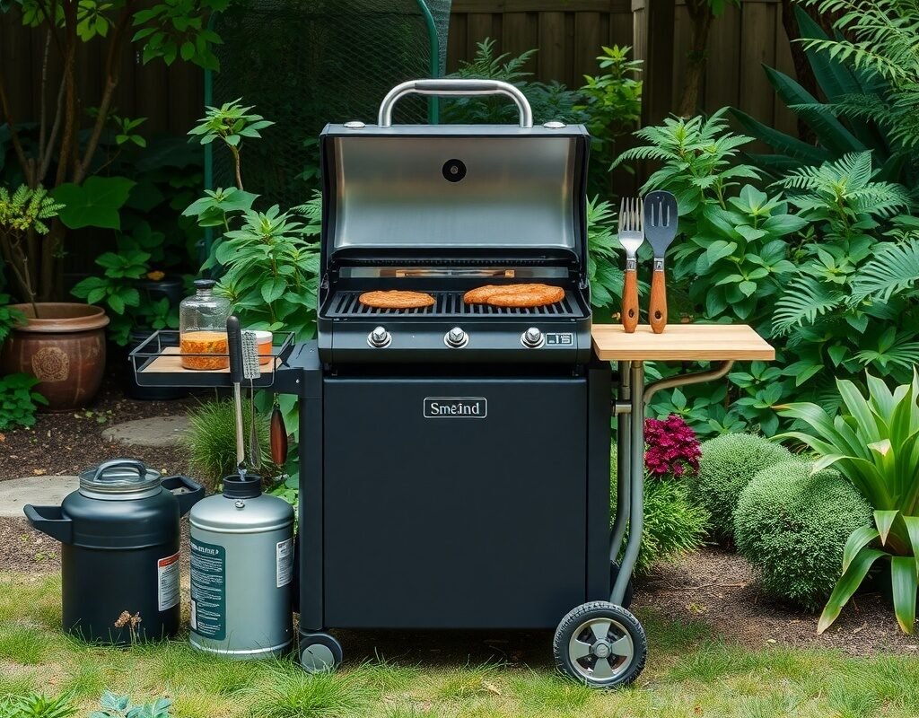 portable grill station