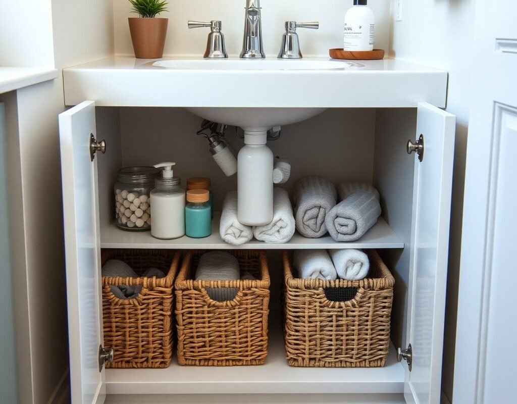 under sink storage