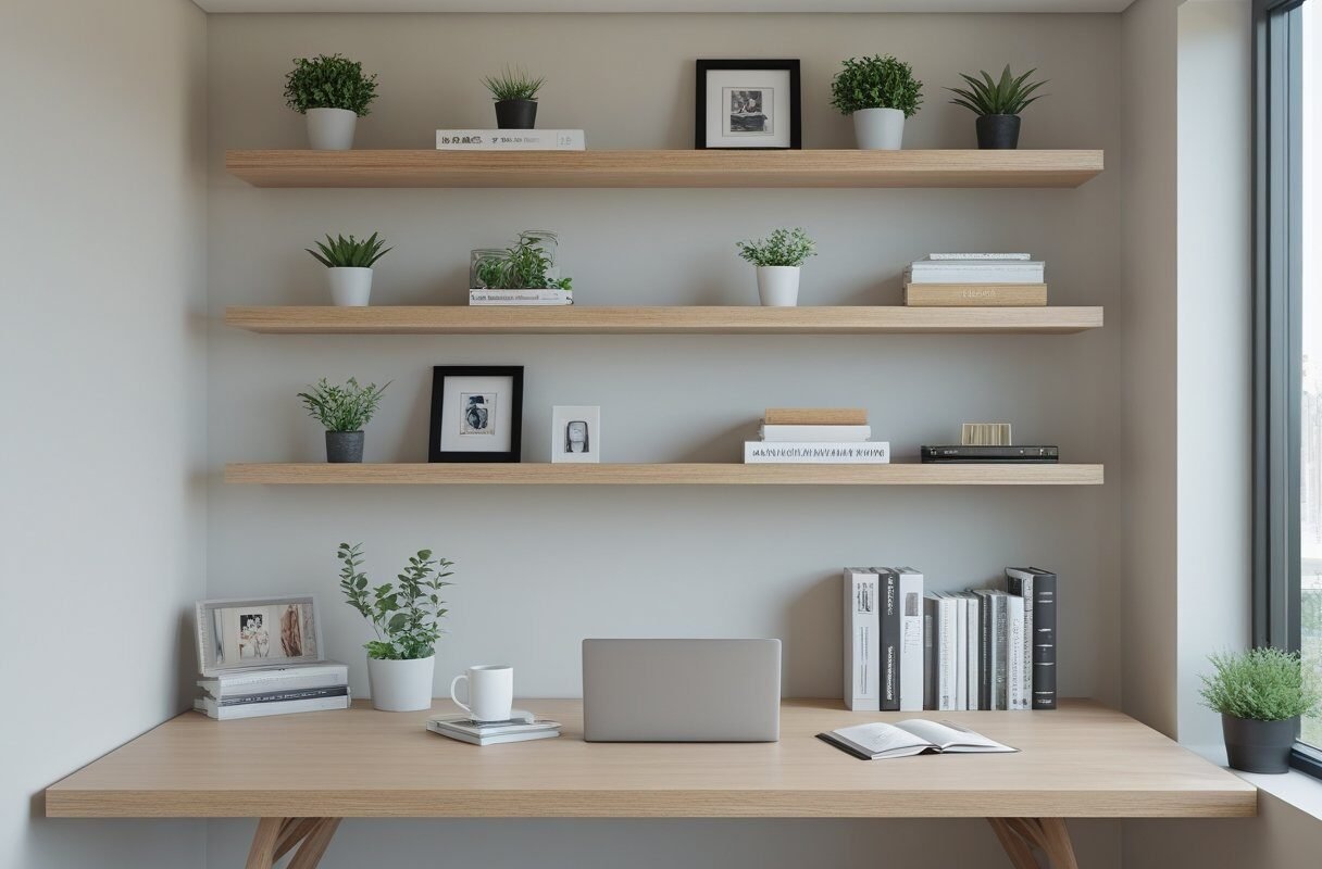 Add Floating Shelves for Style and Extra Space