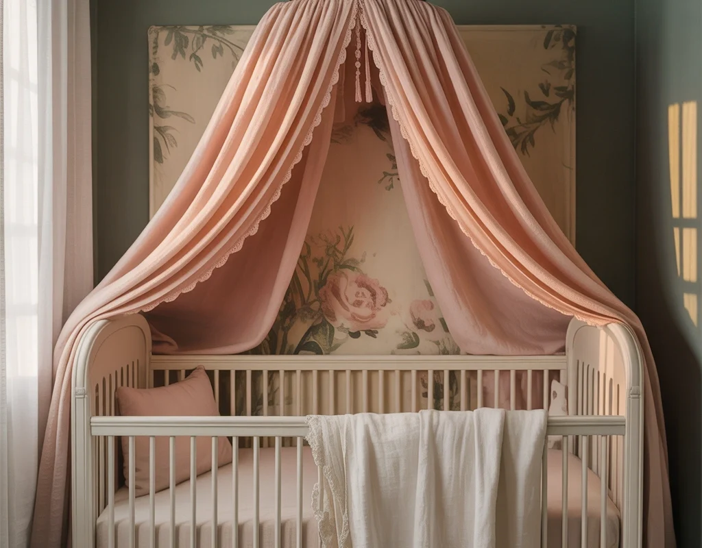Add a Canopy or Bed Crown for Romantic Charm