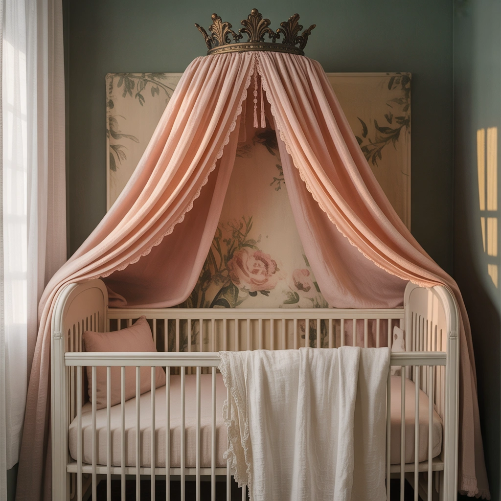 Add a Canopy or Bed Crown for Romantic Charm