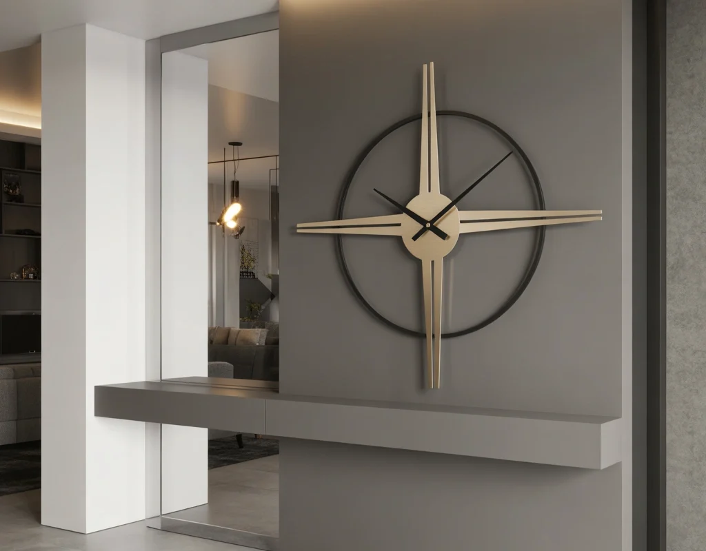 Add a Decorative Wall Clock for Function and Style