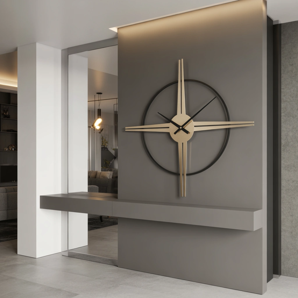 Add a Decorative Wall Clock for Function and Style