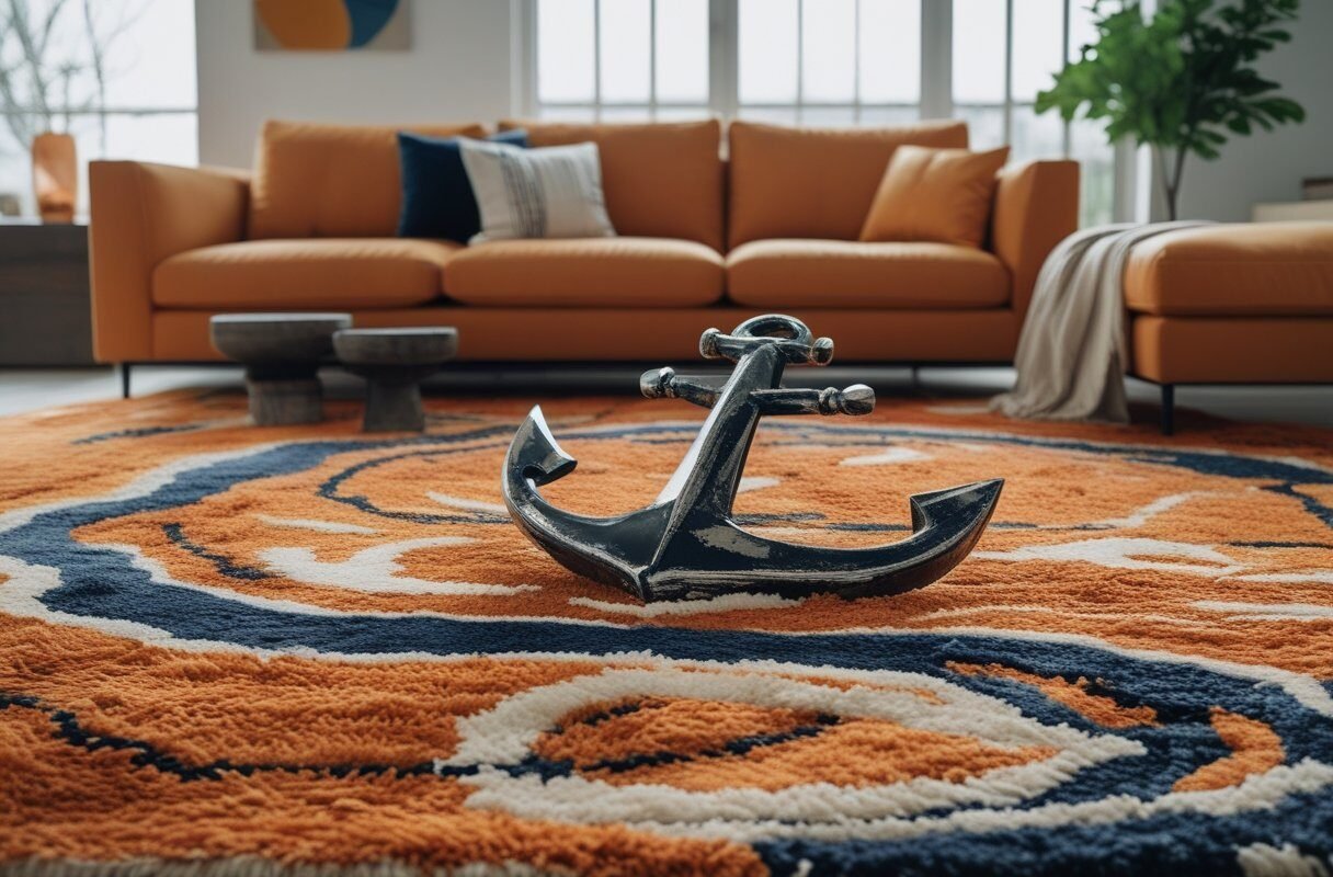 Anchor with a Statement Rug