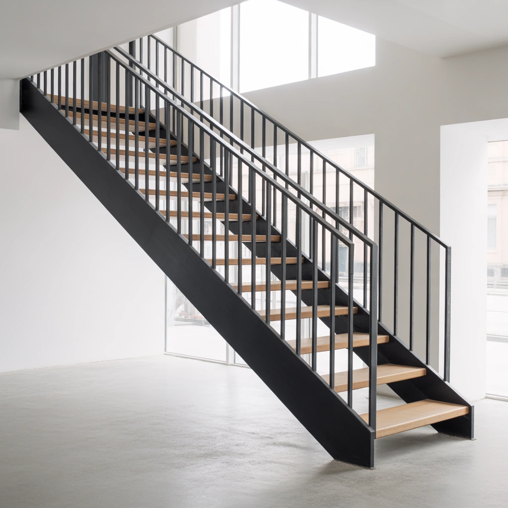 Black Metal Frame Steps