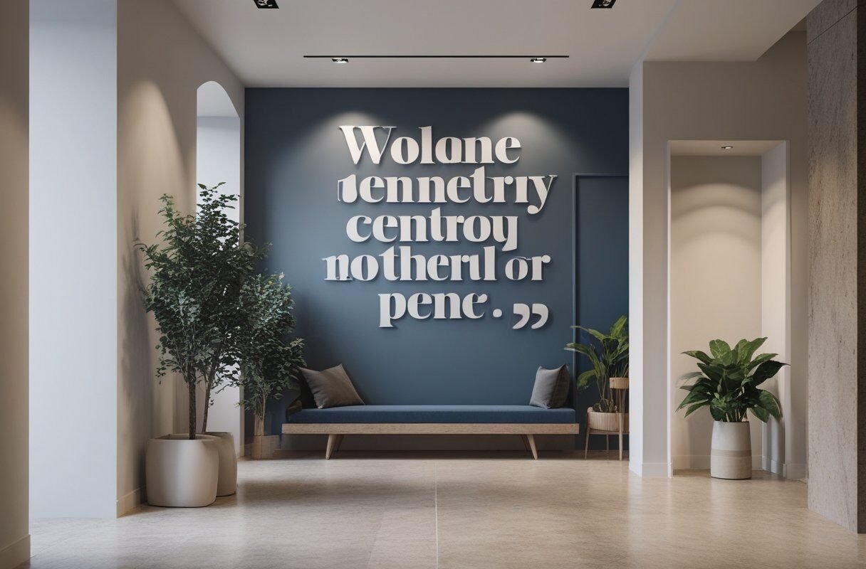 Bold Typography or Wall Quotes