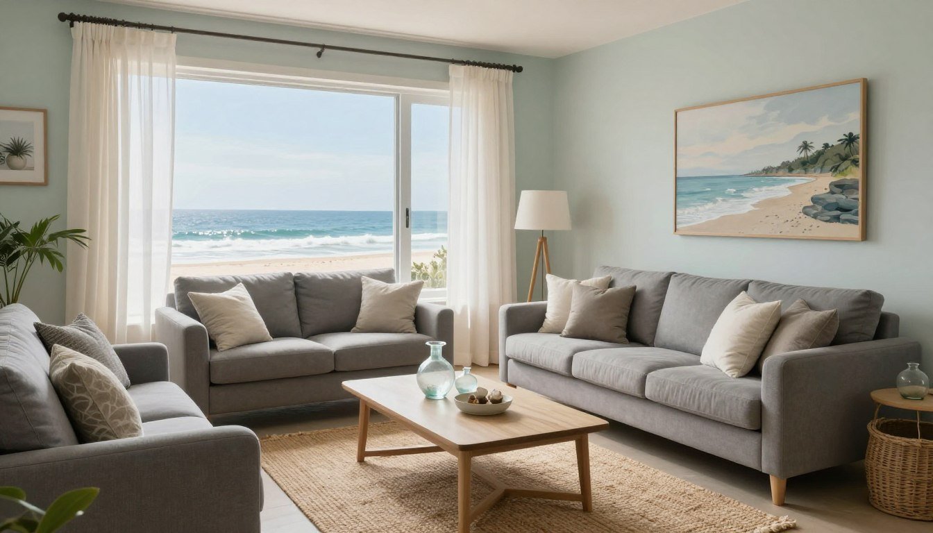 Coastal and Airy Aesthetics