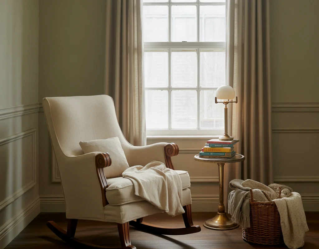 Create a Cozy Reading Corner With a Rocking Chair
