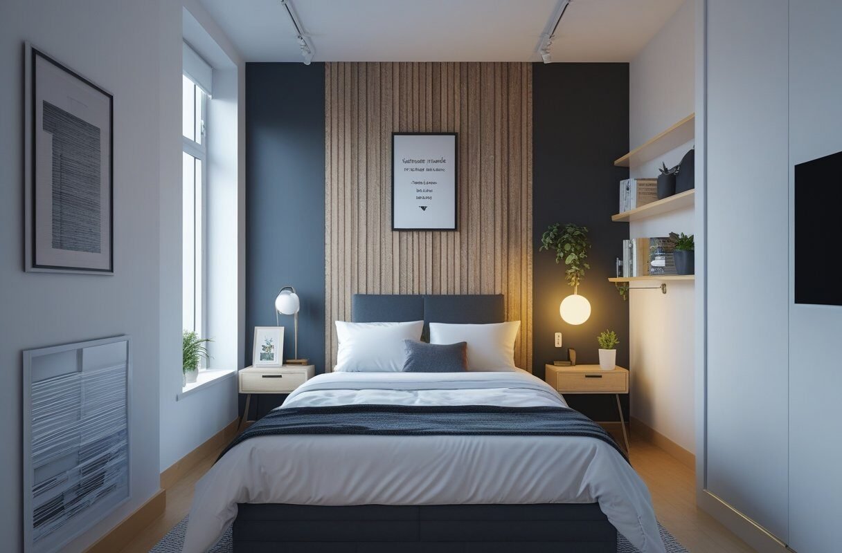 Create a Small Bedroom Accent Wall